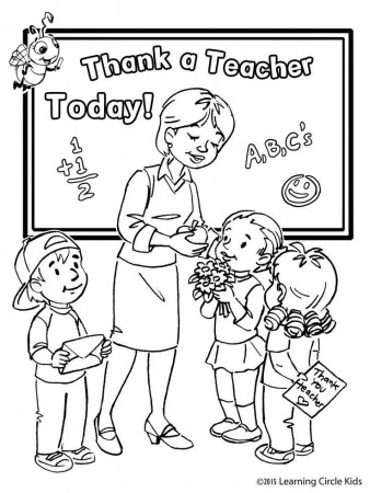 Best Teacher Coloring Pages To Print - Coloring Pages For All Ages