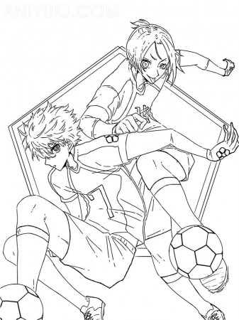 Reo Mikage and Seishiro Nagi from Blue Lock Coloring Page - Anime Coloring  Pages