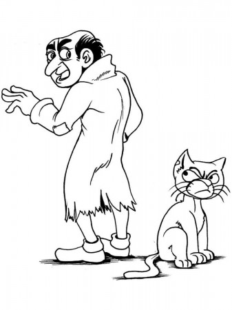 Gargamel coloring pages