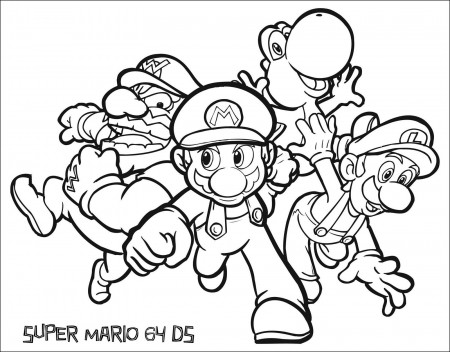 Nintendo Coloring Pages