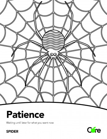 Patience coloring sheet | Patience, Coloring sheets, Color