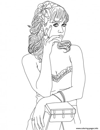 Katy Perry Coloring Pages Printable