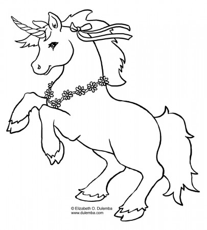 Unicorn Coloring Pages | poincianaparkelementary.com
