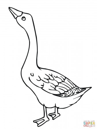 Gooses coloring pages | Free Coloring Pages