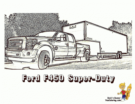 Ford Truck Coloring Pages | Nucoloring.xyz