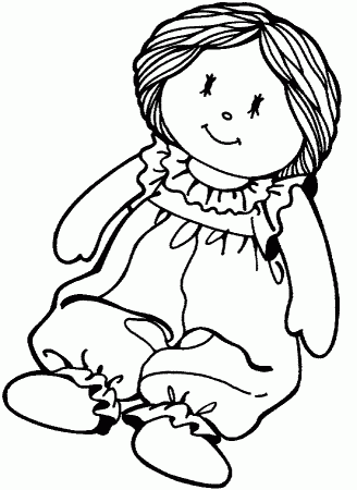 Doll Coloring Pages Printable - High Quality Coloring Pages