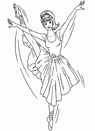barbie ballerina coloring page 121 - VoteForVerde.com