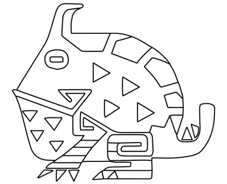 Monster Hunter Paratoad Coloring Page - Free Printable Coloring Pages for  Kids