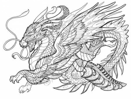 Get This Dragon Coloring Pages for Adults Free Printable wb5m7 !
