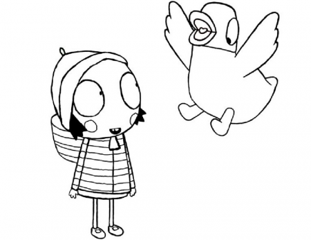 Free Sarah and Duck Coloring Pages | Educative Printable | Valentines day  coloring page, Animal coloring pages, Coloring pages inspirational