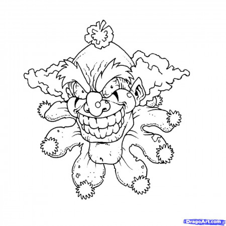 Free Horror Coloring Pages - High Quality Coloring Pages