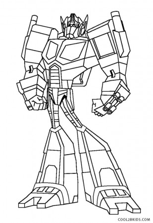 Free Printable Transformer Coloring Pages For Kids | Cool2bKids | Transformers  coloring pages, Transformers, Optimus prime