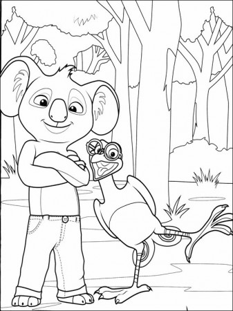 Printable Coloring Pages Blinky Bill 29