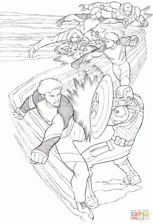 Avengers Quicksilver coloring page | Free Printable Coloring Pages