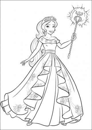 Elena of Avalor Coloring Pages - Best Coloring Pages For Kids