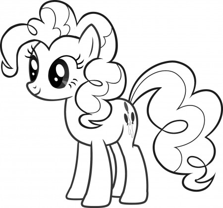 My Little Pony Colouring Sheets - Pinkie Pie - My Little ...