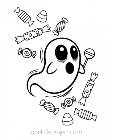 Ghost Coloring Pages | Free, Printable ...