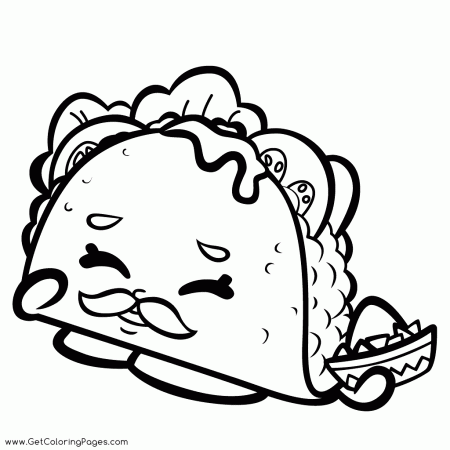 Coloring Page Taco Terrie - Get Coloring Pages