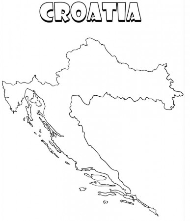 Croatia coloring pages