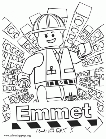 The Lego Movie - Emmet coloring page