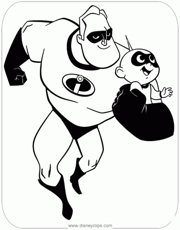 The Incredibles Coloring Pages