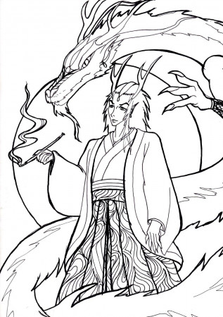 Adult Manga Coloring Book - Subeta