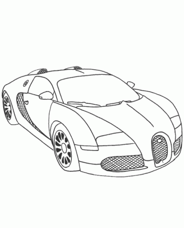 Bugatti coloring sheet to download - Topcoloringpages.net