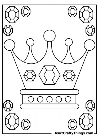 Crown Coloring Pages (Updated 2023)