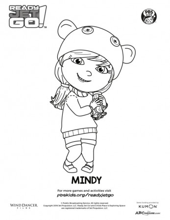 Mindy Coloring Page | Kids Coloring Pages | PBS KIDS for Parents