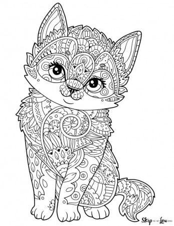 Cat Coloring Pages | Skip To My Lou