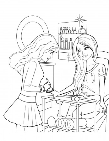 Barbie And Friends Coloring Pages - GetColoringPages.com