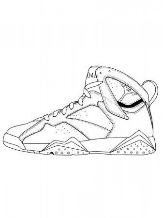 Free Air Jordan coloring pages. Download and print Air Jordan coloring pages