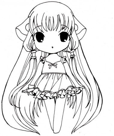 Anime coloring pages | The Sun Flower Pages