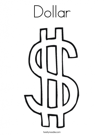 money sign coloring pages - Clip Art Library