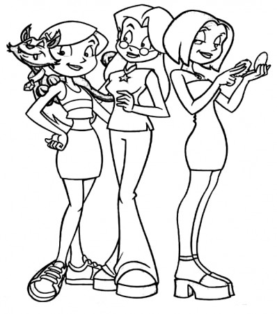 Drawing 2 from Sabrina coloring page