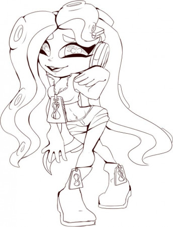 I'm doing sketch commissions now x3 at only 7 dollars :3 and as a example I  drew Marina x3 I hope you like it : r/splatoon