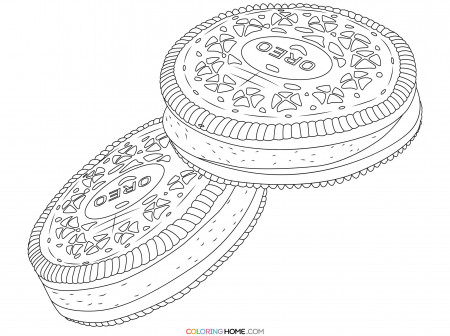 Oreo coloring page