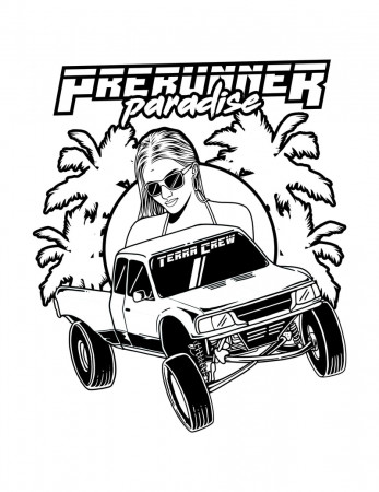 COLORING PAGE - PRERUNNER PARADISE – Terra Crew