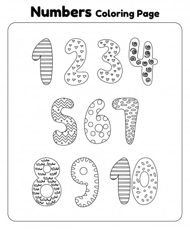 10 Best Printable Numbers 1-10 For Preschoolers - printablee.com