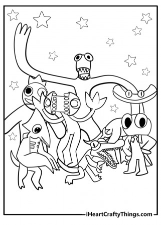 26 New Rainbow Friends Coloring Pages ...