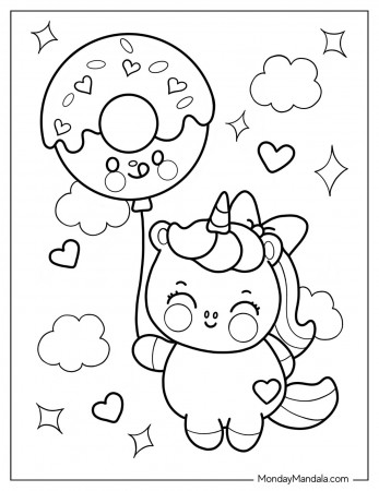 50 Cute Coloring Pages (Free PDF ...