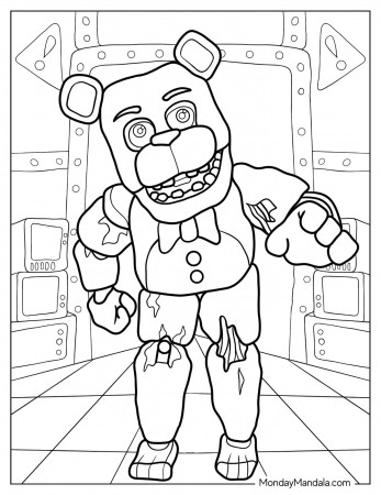 Five Nights At Freddie's Coloring Pages ...