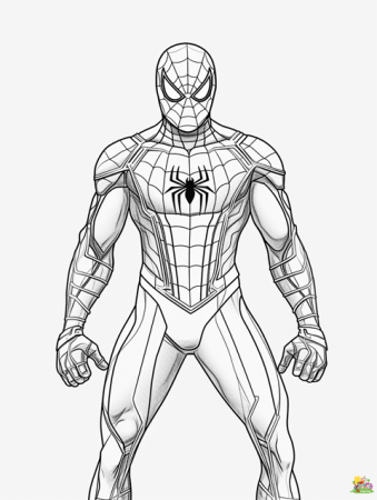 Spiderman coloring pages for kids ...