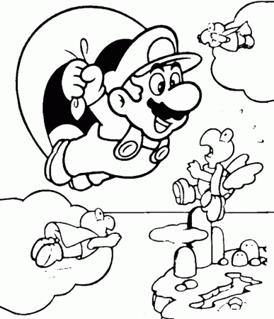 Super Mario Coloring Pages Online
