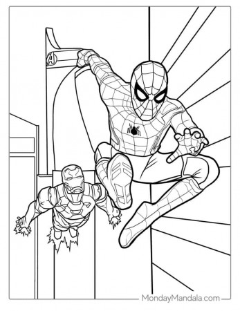 40 Spider-Man Coloring Pages (Free PDF ...