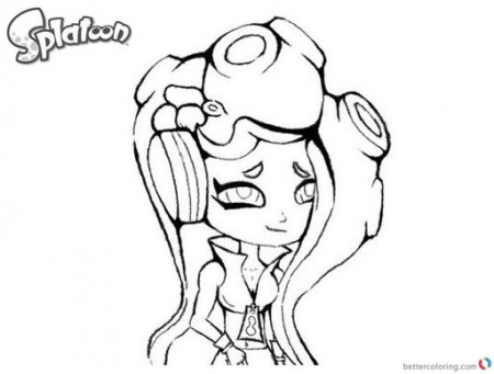 Image: Splatoon 2 Coloring Pages Marina ...