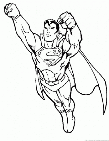 Superman Coloring Pages - Part 2
