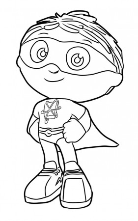 Super Why Coloring Pages PDF Free Download - Coloringfolder.com | Cartoon coloring  pages, Coloring pages, Super why