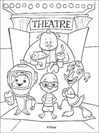 Chicken Little coloring pages