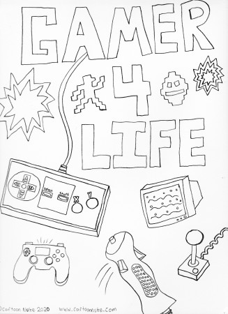 Cartoon Nuke - Gamer 4 Life